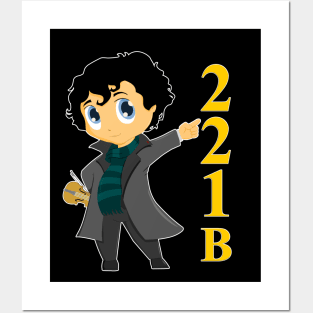 Sherlock Chibi Posters and Art